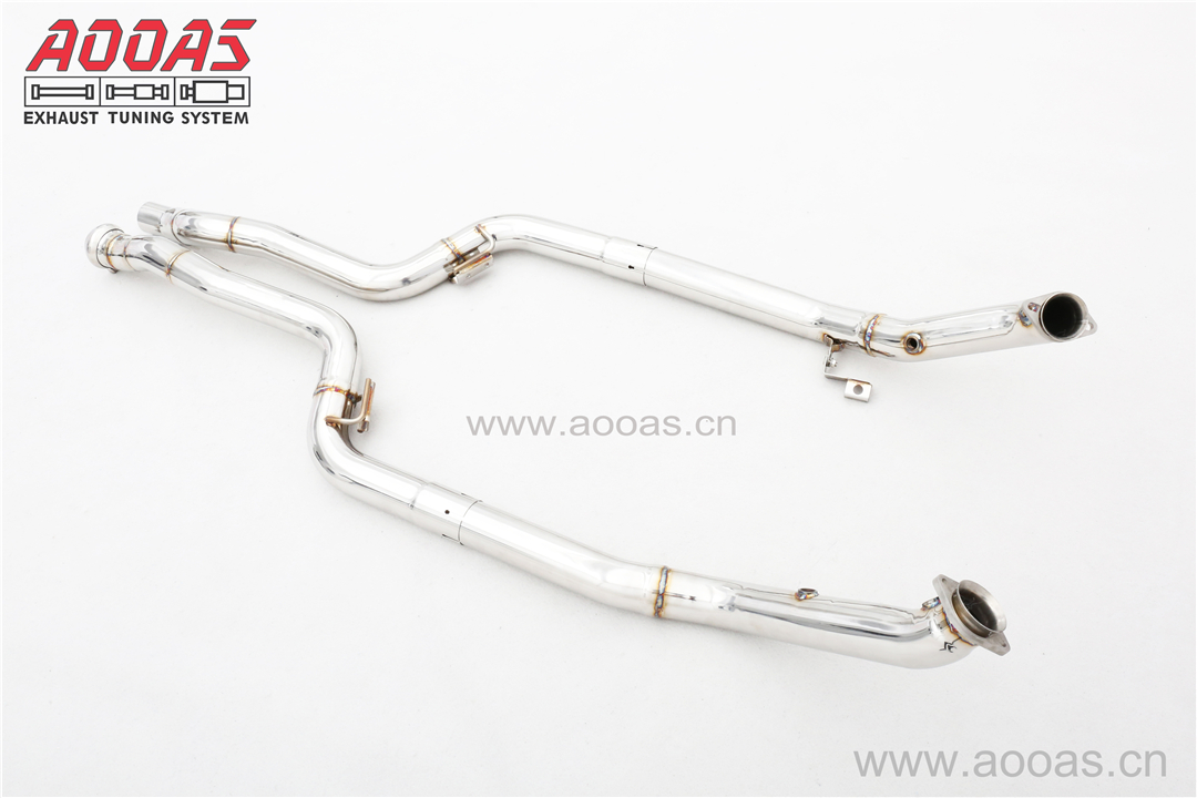 Mercedes Benz CLS63 All SS304 / Decat (Catless) Downpipe